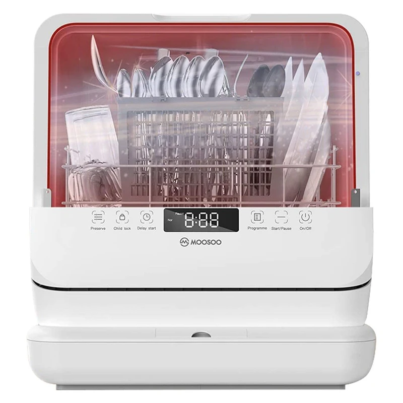 MOOSOO Countertop online Dishwasher Mx20 7.5L