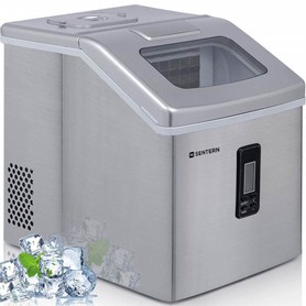 Portable Desktop Electric Ice Maker LED Display 48LBS Ice in 24H