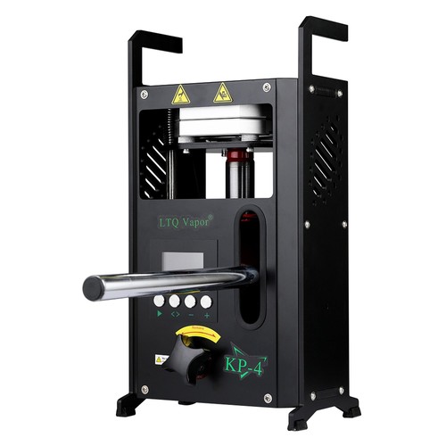 KP-4 Rosin Hot Press Machine Dual Heating Solid Aluminum Plate with Temperature Control Function - Black