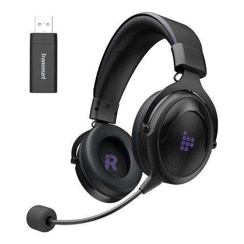 Tronsmart Shadow 2.4G Wireless Gaming -Black+Purple Headset