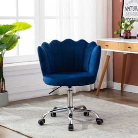 Navy blue shell discount chair