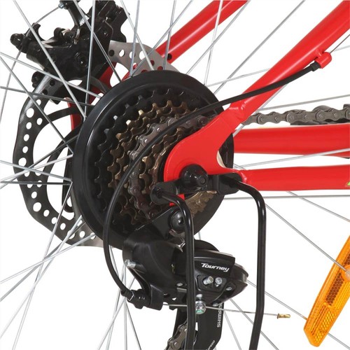 red 26 inch mountain bike