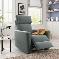 Orisfur Upholstered Recliner with Backrests and Armrests Green