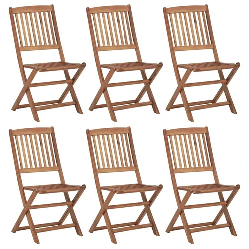 6 folding garden chairs