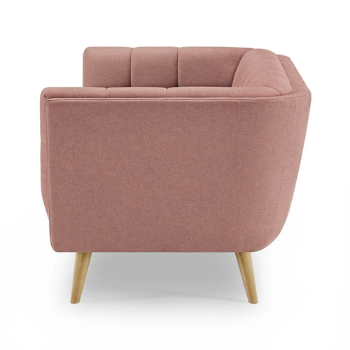 Home 2 Office Pink Fabric Polyester Upholstered Ottoman HO-W06