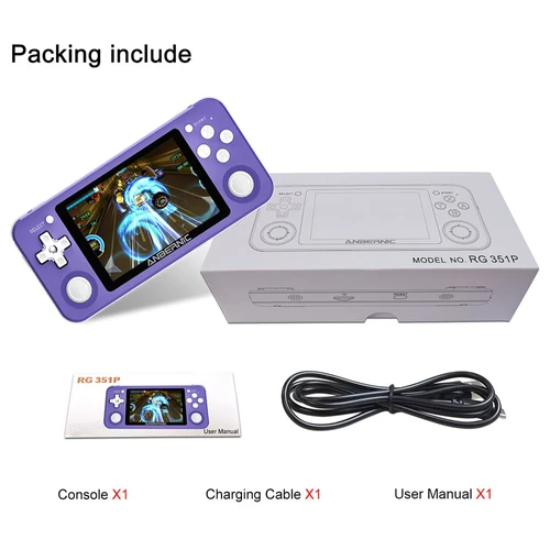 RG351P ANBERNIC Retro Game Console Purple