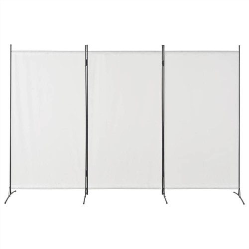 3Panel Room Divider White 260x180 cm