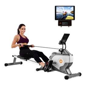 Merax Folding Rowing Machine with Magnetic Tension LED monitor 