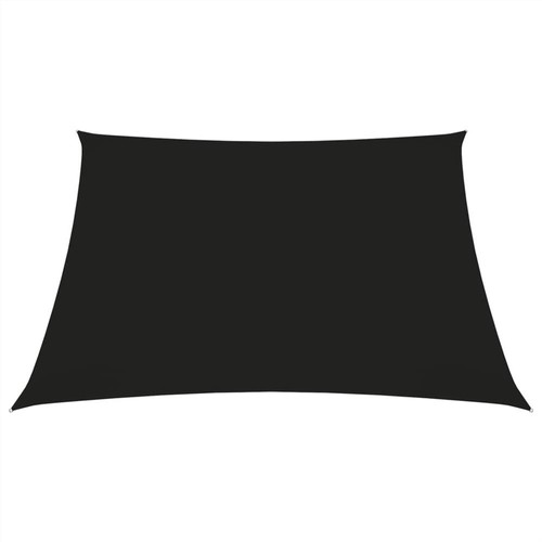 Sonnensegel Oxford-Gewebe quadratisch 2,5 x 2,5 m schwarz