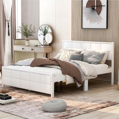 Queen Size Platform Bed Frame With Line, Does A Queen Size Bed Frame Need Center Support