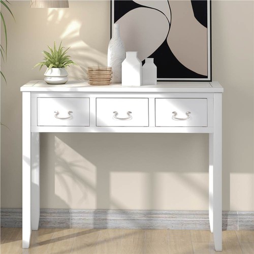 39 Modern Style Wooden Console Table, Modern Wood Console Table White