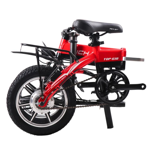 RICH BIT TOP-618 Electric City Folding Bike Red