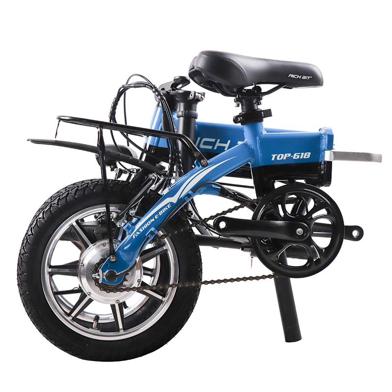 RICH BIT TOP-618 Electric City Folding Bike Blue