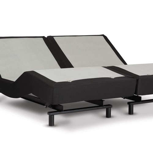 InMotion KingSize Adjustable Split Bed Frame Base Black