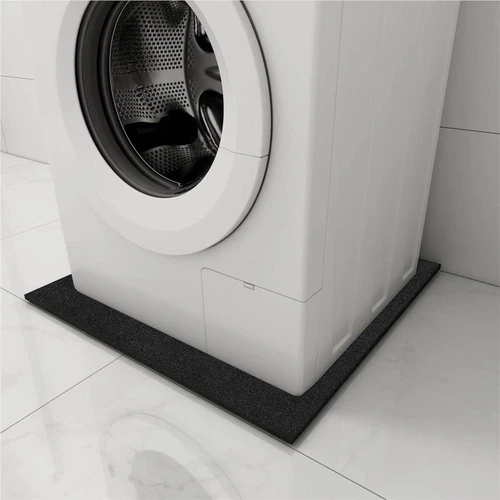 High-Efficiency Anti-Vibration Mat for Washing Machines, Speakers etc. –  Can Be Cut to Size – Quality Product from Germany, black