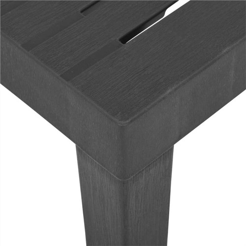 Garden Table Grey 79x65x72 cm Plastic