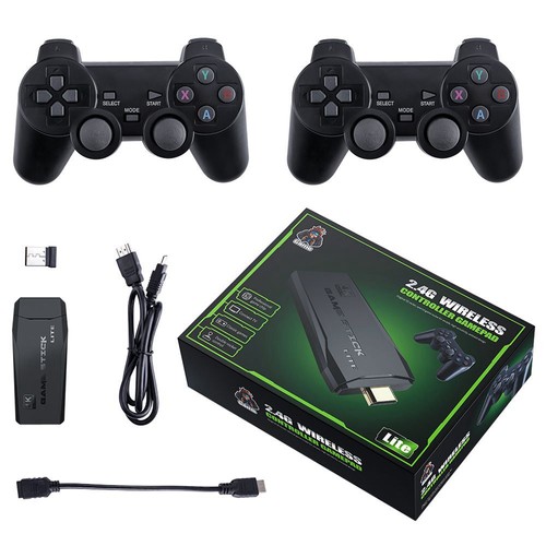 M8 64GB Gaming Stick with Dual Wireless GamepadS 5000  Games Pre installed Coupon Code and price! - $39