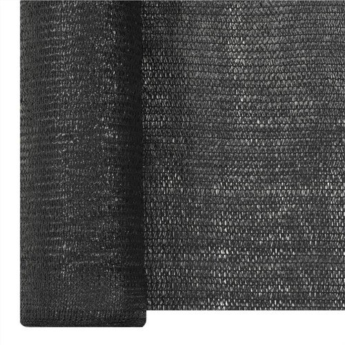 Sichtschutznetz Schwarz 2x10 m HDPE 150 g/m²