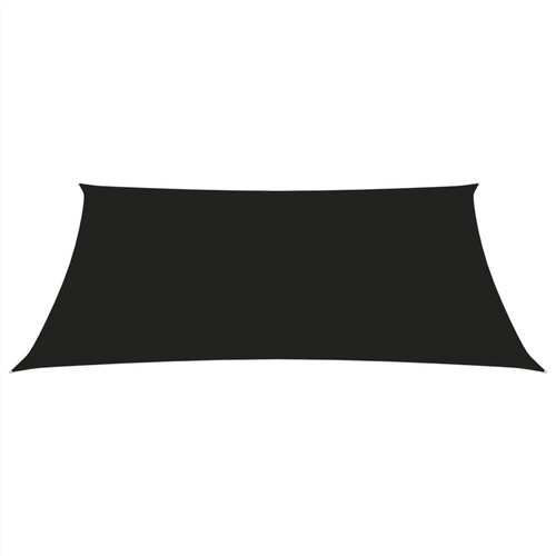 Sonnensegel Oxfordgewebe Rechteckig 2,5x3,5m Schwarz