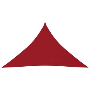 Sunshade Sail Oxford Fabric Triangular 4x4x58 m Red