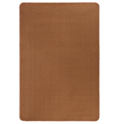Area Rug Jute with Latex Backing 70x130 cm Brown