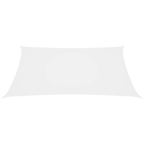 Sonnensegel Oxford-Gewebe rechteckig 2,5 x 3,5 m weiß