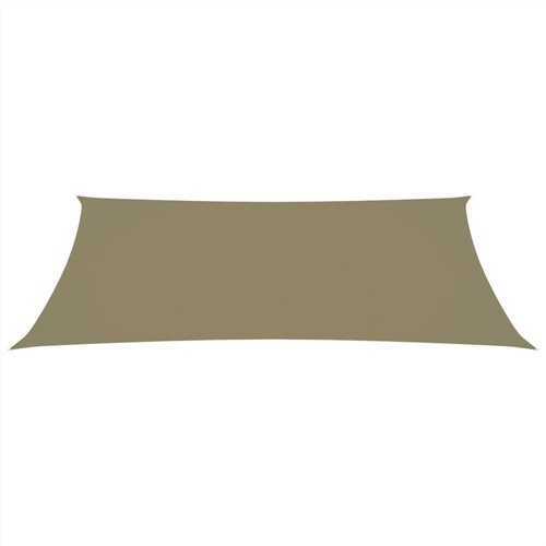 Sonnenschirm-Segel Oxford-Stoff, rechteckig, 4 x 7 m, Beige