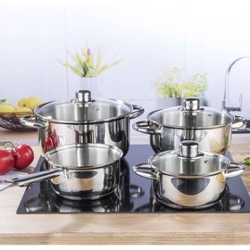 cook pro 7 piece 18 10 stainless steel cookware set