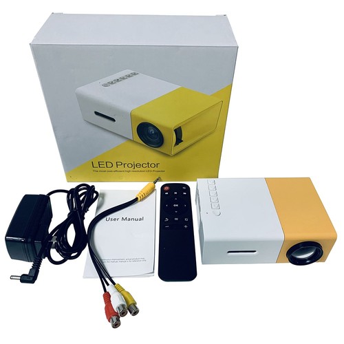 Yg300 Pro Mini Led Projector Native 480x272 Yellow White 2006