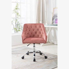 Pink shell swivel cheap chair