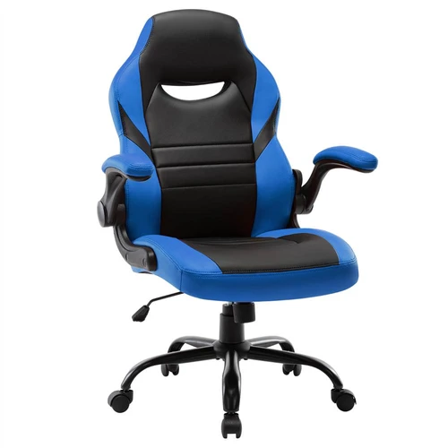 PC Gaming Office Chair, Lumbar Support Flip Up Armrests