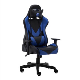 Techni Home Office Adjustable Rotatable Gaming Chair Blue