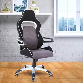 Techni Home Office Fabric Adjustable Rotatable Chair Black