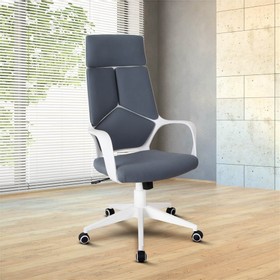 Techni Home Office Fabric Adjustable Rotatable Chair Gray