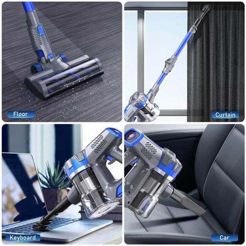 Hosome S107 Handheld Cordless Vacuum Cleaner 160w Power Blue
