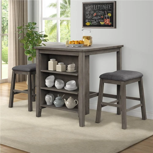 3 piece 2024 square dining set