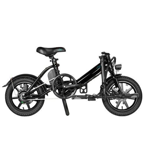 FIIDO D3 Pro Faltbares Elektro-Moped-Fahrrad, max. 25 km/h, 7,5 Ah, weiß