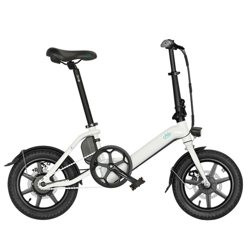 FIIDO D3 Pro Folding Electric Moped Bike 14 Inch City Bicycle Commuter Bike Max 25km/h Three Riding Modes 7.5Ah Lithium Battery Aluminium Alloy...