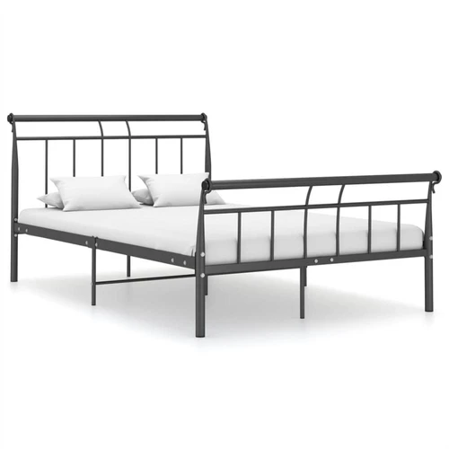 Grootte hypothese Picasso Bed Frame Black Metal 120x200 cm