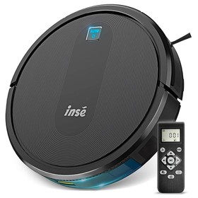 INSE E6 Robot Vacuum Cleaner 2200Pa Suction 4 Cleaning Modes Black