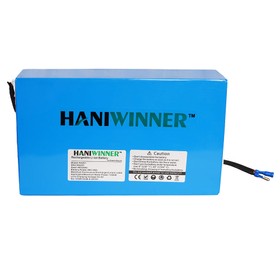 Bateria de lítio recarregável para bicicleta elétrica HANIWINNER HA201 azul