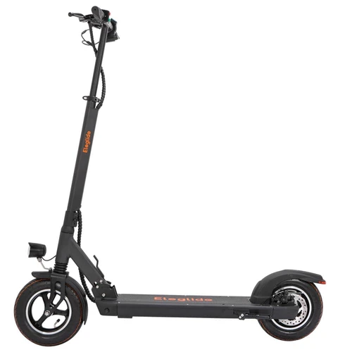 Eleglide S1 Plus Folding Electric Scooter 10" Pneumatic Tires 400W Motor 3 Speed Modes 36V 12.5Ah Battery 24km/h Max Speed up to 45km Max Range Rear Disc Brake - Black