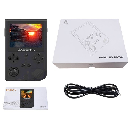 ANBERNIC RG351V  16GB➕128GB クリアブラック ANBERNIC RG351V 128GB Handheld Game Console Black