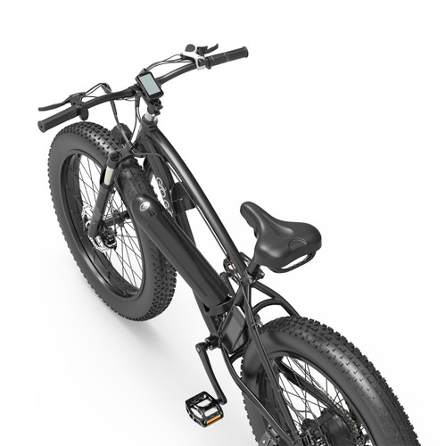 POS エレアコ　EAG-600BKS GOGOBEST GF600 Electric Bike 26x4.0 inch 13Ah 1000W Black Grey