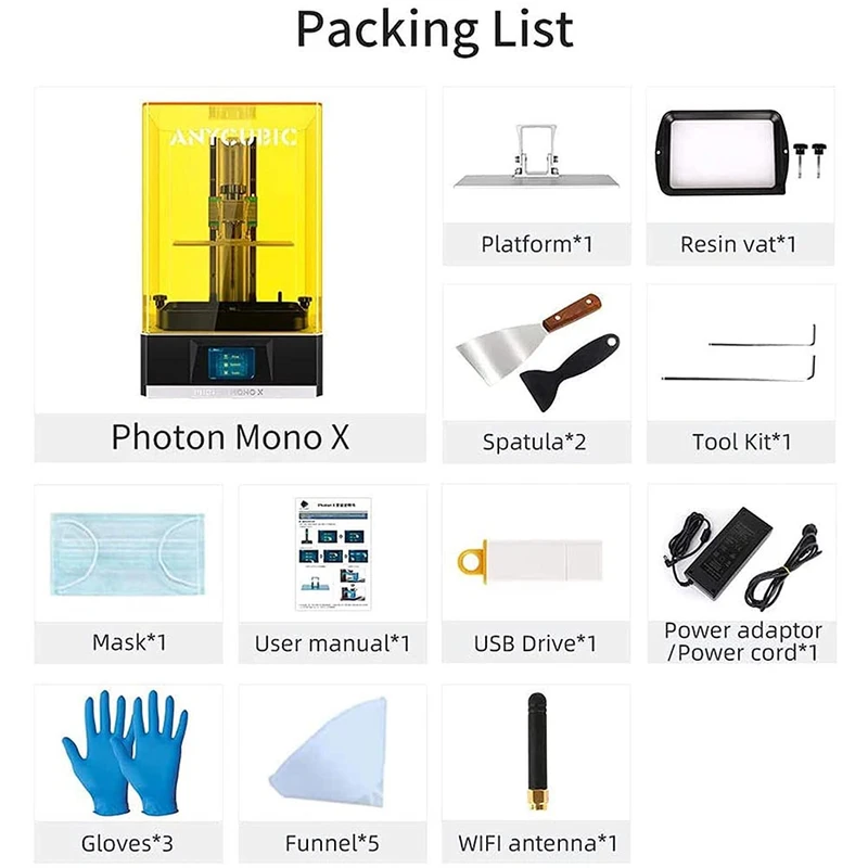 Anycubic Photon Mono X 3D Printer Anycubic Photon Mono X 3D Printer