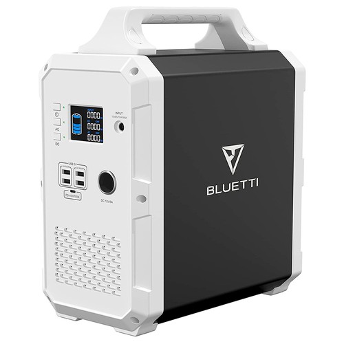 BLUETTI EB120 Portable Power Station 1200Wh/1000W Solar Generator Backup Battery with 2x110V Pure Sine Wave AC Outlets