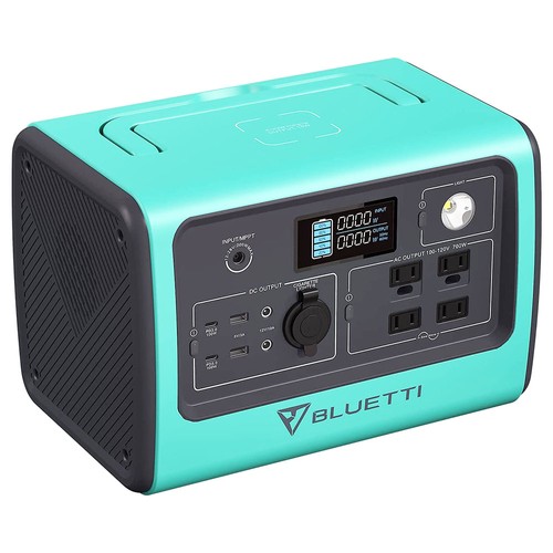 BLUETTI EB70 Portable Power Station 716Wh Solar Generator LiFePO4 Battery Backup 700W Inverter with 2x100W Type-C PD
