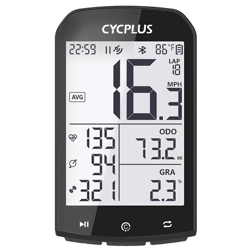 CYCPLUS M1 Ciclocomputer GPS Bicicletta Impermeabile ANT Wireless con App