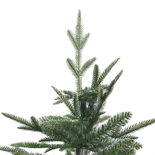 Künstlicher Weihnachtsbaum mit LEDs Grün 180 cm PVC