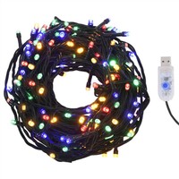 Light String with 400 LEDs Multicolour 40m 8 Light Effects IP44